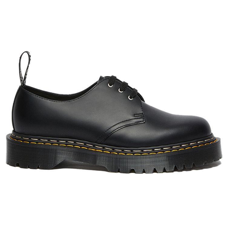 Dr. Martens Rick Owens X  1461 Bex DS RO Double Stitch 3 Eyelet Casual Flat Shoes Unisex Shoes Black 27026001