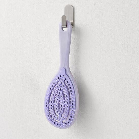 Self Cleaning Vented Hair Brush for Women, Scalp Massage Paddle Brush for Wet Dry Hair, Blow Drying Hair Detangler Brush