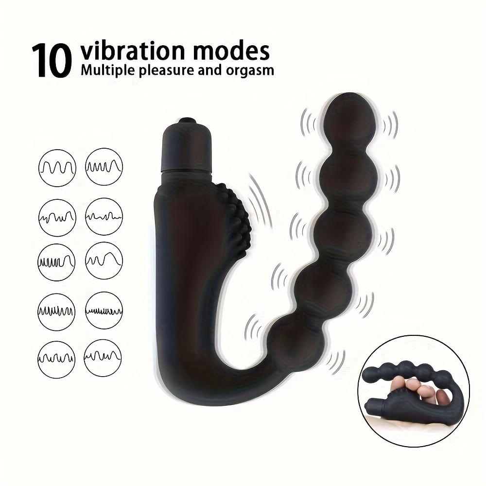 Anal Beads Butt Plug Vibrator Anal Plug Toy Strapon Dildo Male Prostate Massager Silicone Anal Sex Toys For Gays/Couple Men
