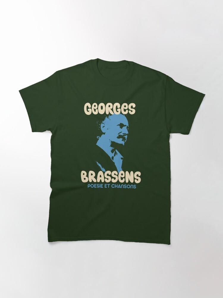 Georges Brassens Georges Brassens Tribute Design - Poetry et Chansons Classic T-Shirt