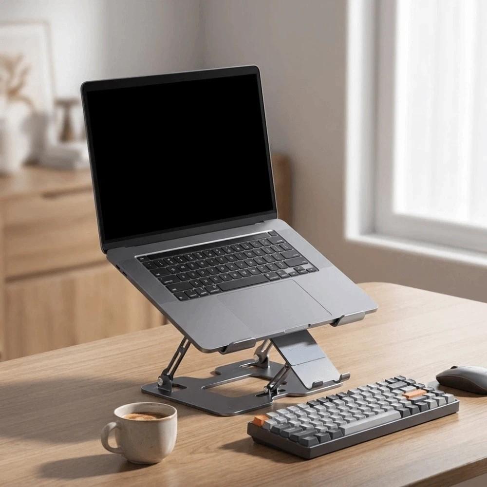 Carbon Steel Laptop Cooling Stand Ergonomic Notebook Rack Laptop Stand Phone Holder  Streaming