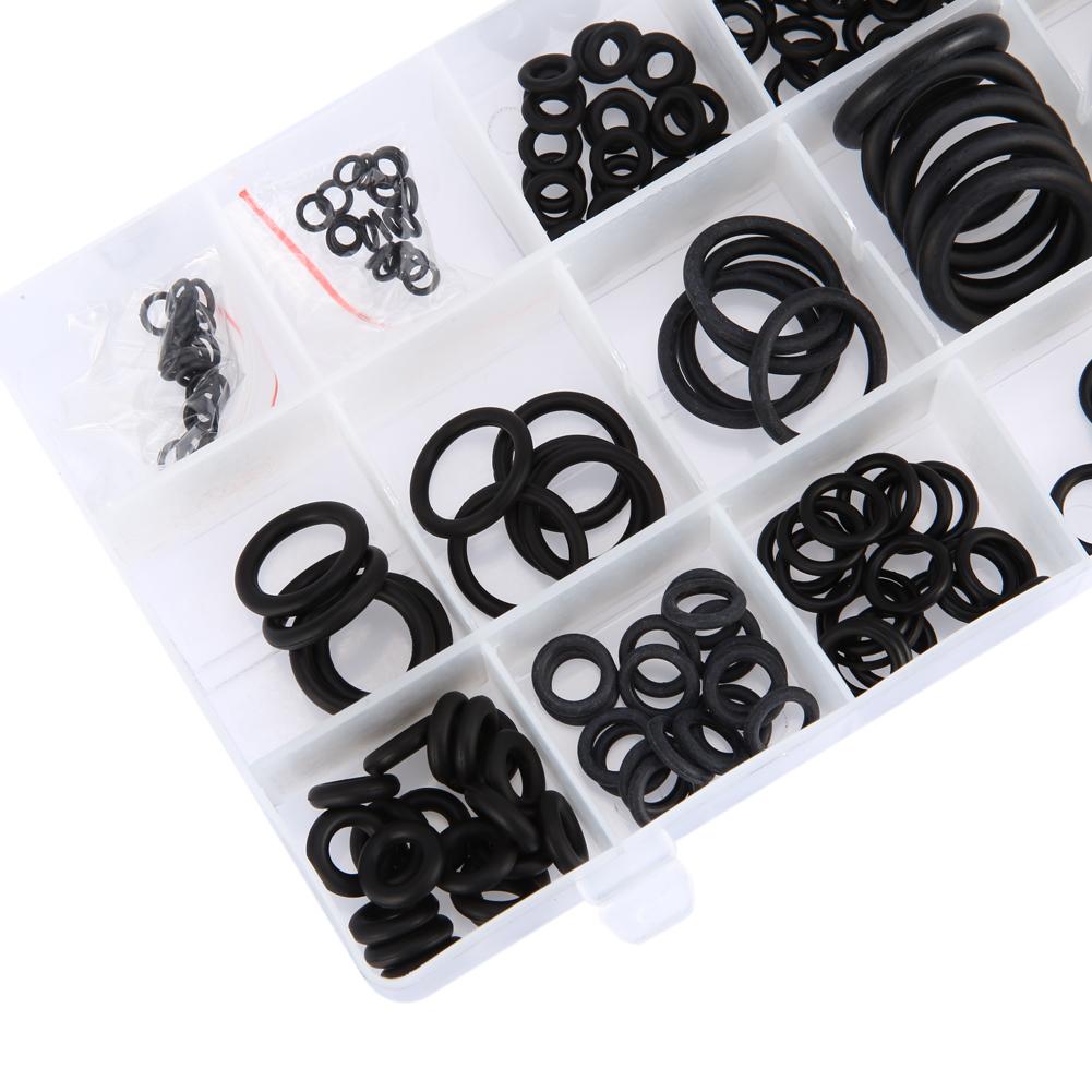 225pcs Sealing Gasket Washers 18 Sizes Rubber Sealing Washer Kit Universal Professional for Car Auto Vehicle Repair