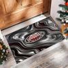 Tappeto in Flanella Stampato AC Milan Antiscivolo Morbido Poliestere Tappeto per Pavimento Tappetino Decorativo da Interno per Camera da Letto Soggiorno Divano Sala Giochi Decorazione Casa
