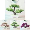 High-quality Realistic Artificial Bonsai Pine Tree Pot Plant For Elegant Home Decor