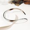 Multi Purpose Hair Grip Set Of 6 Headbands Textured Edges Lightweight Resin Material For Sports Work Long Hair Care