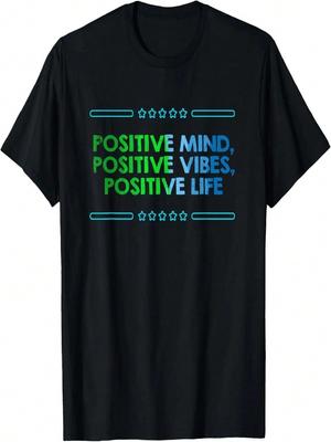 Positive Mind Positive Vibes Positive Life T-Shirt