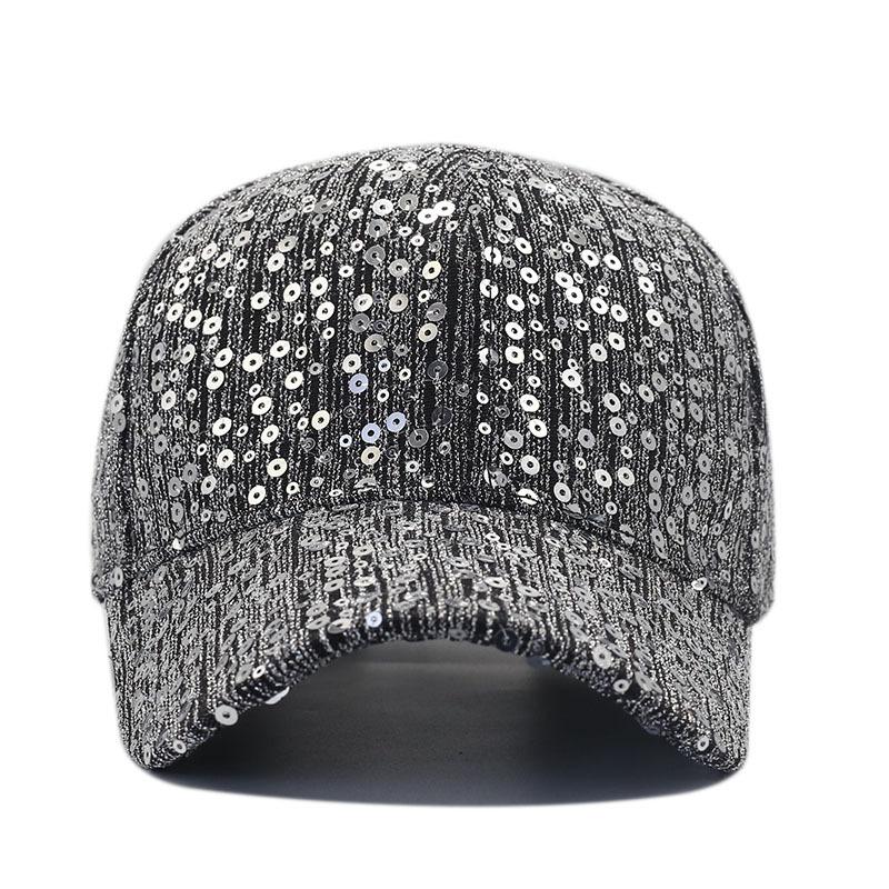 Sequins male and female ins soft sister stage performance baseball cap Symphony spring and summer sunshade cap hat