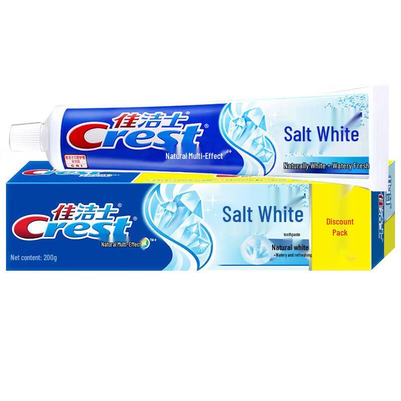 

Crest Natural Multi-Effect Salt White Toothpaste