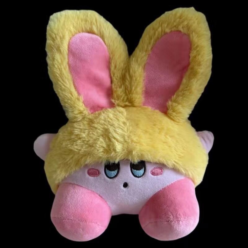 Anime Nintendo game doll rabbit ear star Kirby children's playground doll grabbing machine plush toy