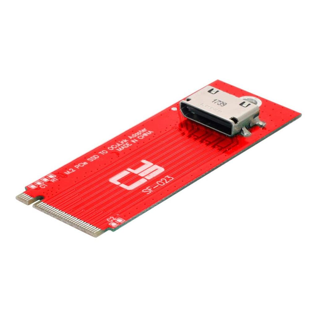 Chenyang Host To Oculink Adapter for 2260mm 2280mm PCIe Nvme SSD PCI-E 3.0 M.2 M-Key SFF-8612 SFF-8611