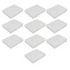 10 Sets Bobbins 36 Compartments Light Weight Clear Transparent Plastic Bobbins with Case for Sewing Machine
