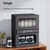 Creality Filament Storage Box with Two Tiered Rack Large Magnetic Door Design Moisture Proof and Damp Proof Capacity