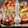 Meat tenderizer tools, 16/21 sharp needle meat tenderizer, piercing meat, tenderizing steak, beef, chicken, pork, grilling, mari