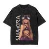 Hot Sale Shakira Las Mujeres Ya No Lloran World Tour 2026 Poster Print T-Shirt Men Women O-neck Cotton Streetwear Hip Hop Fashion Top Summer New Tee