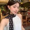 Korean Polka Dot Multifunctional Scarf Tie Hairband Accessory
