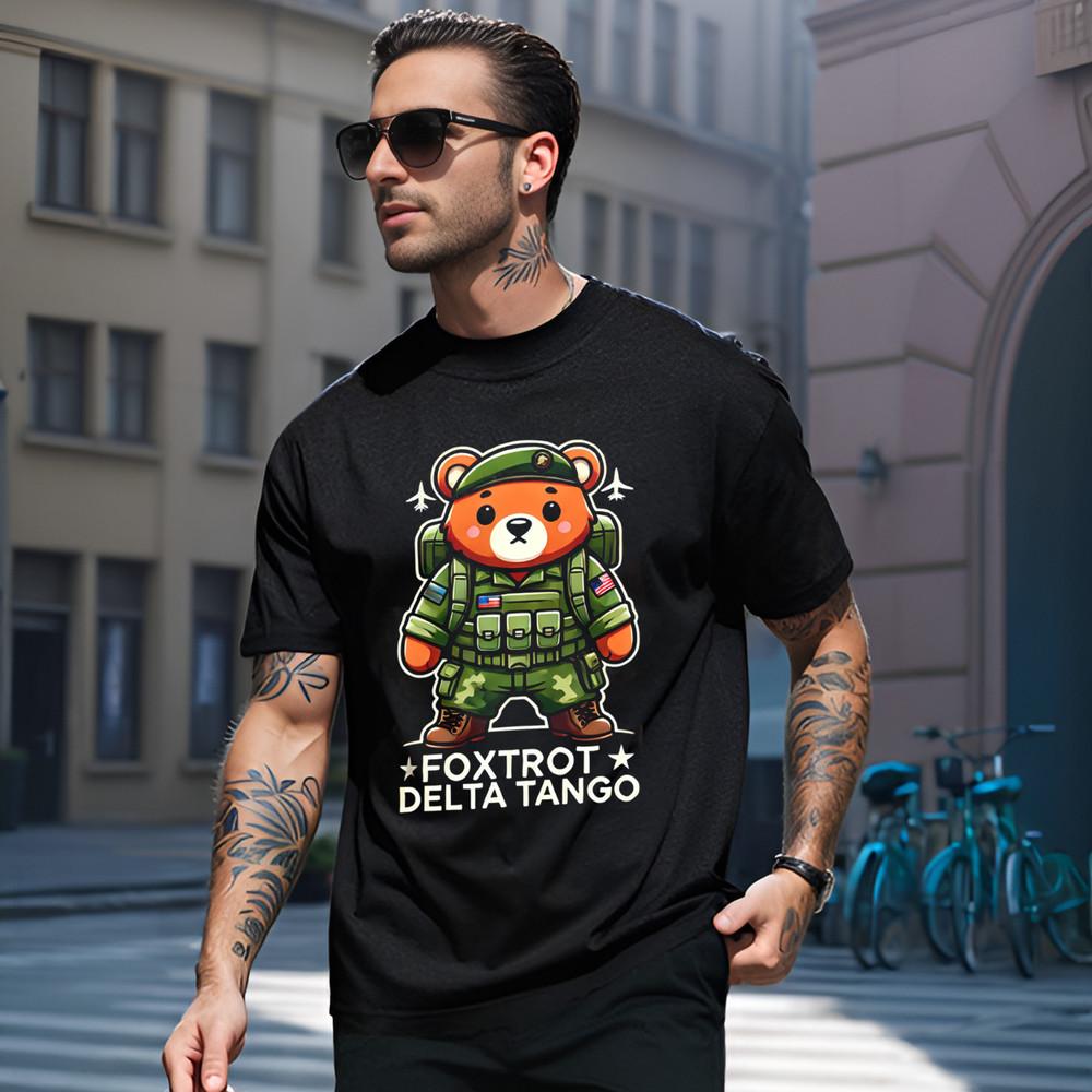 

Resist Bear T-Shirt, Foxtrot Delta Tango, FDT, Anti Trump Shirt, Anti Elon Musk. S