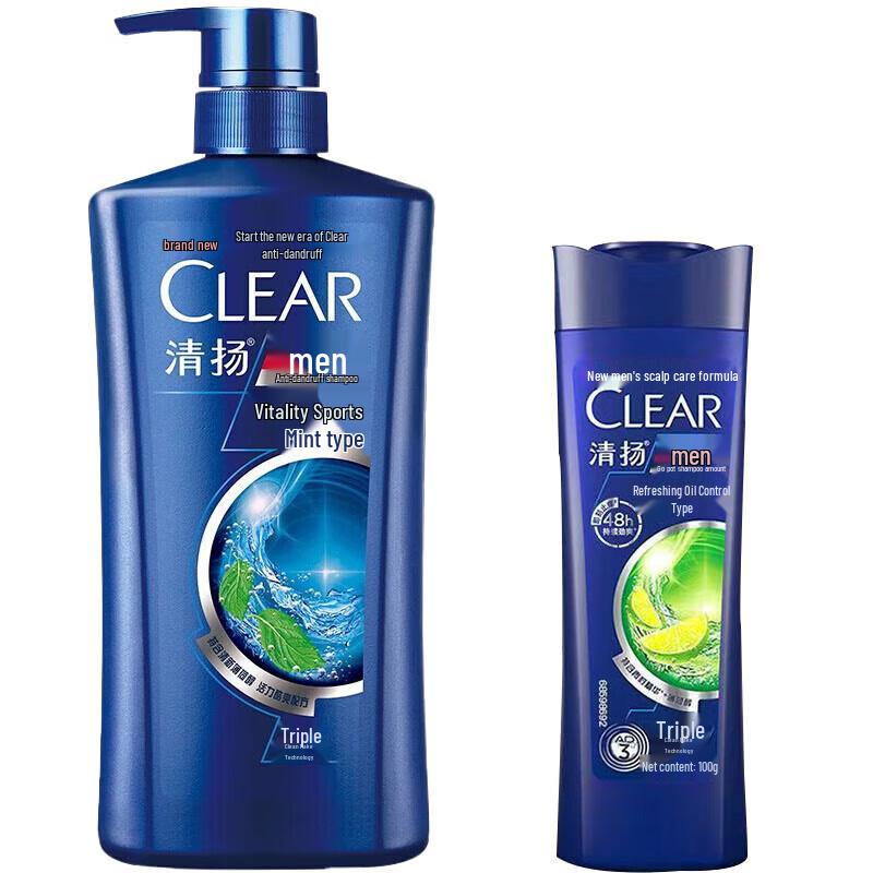 Clear Men Anti-Dandruff Shampoo, Vitality Sport Mint