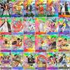 28 Style DIY ONE PIECE CARD Game Luffy Sanji ACE Zoro Shanks Nami Teach Sabo Manga Alt Art SEC English Collection Anime Cards