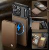2 in 1 Detachable Business Magnetic Leather Wallet Solt Case  For iPhone 17 Pro Max 16 15 14 13 12 11 Plus 17air kickstand Cover