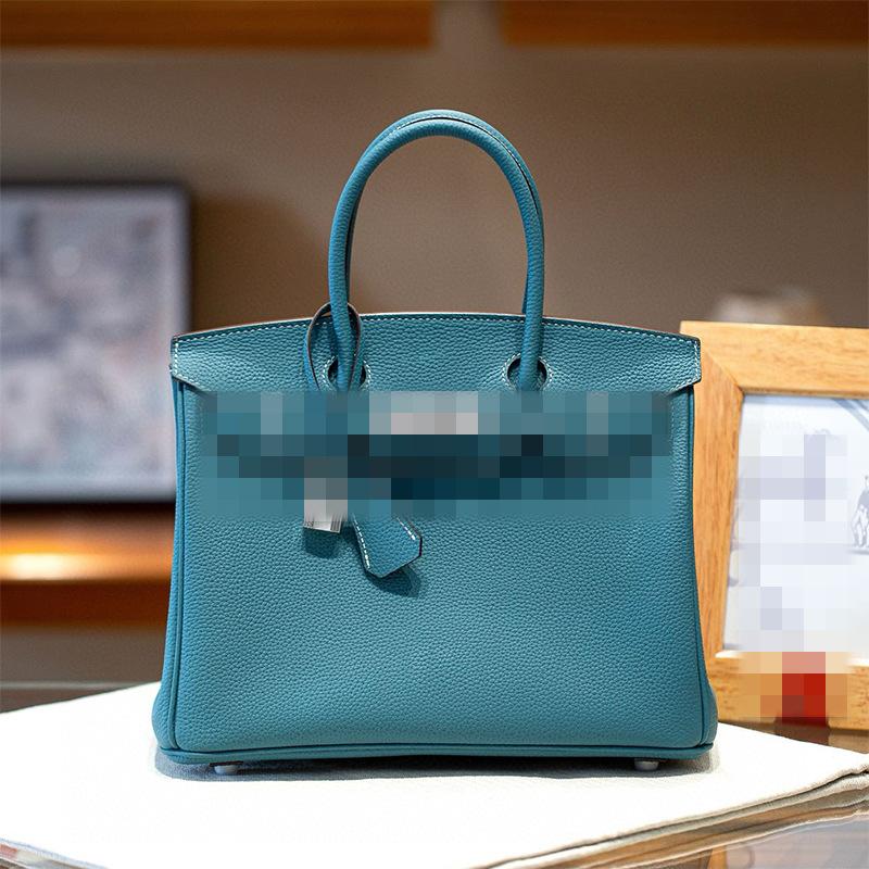 

Шкіряна Сумка Класична 30 20 25 Платинова Сумка Верхня Коров я Шкіра Преміум Ручна Сумка Весільна Сумка Жіноча 25CM