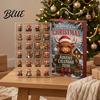 Collection Mignonne Figurines 2026 Vache des Highlands Calendrier de l'Avent de Noël 24 Jours Ensemble d'Ornements Compte à Rebours en Acrylique avec Décorations de Fêtes Mini Figurines,