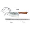 8 Inch Cleaver Knife 7Cr17MoV Stainless Steel Blade Wood Handle Chef Butcher Slicing Vegetables Meat Handmade Kitchen Knives