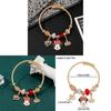 Minnie Mouse Cartoon Adjustable Beaded Bracelet For Gift Travel Souvenir