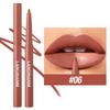 Matita Labbra Opaca 12 Colori Impermeabile Stain Labbra Volumizzante Rossetto Nude Naturale Rosa Matita Labbra Contorno Labbra Professionale Trucco Contorno