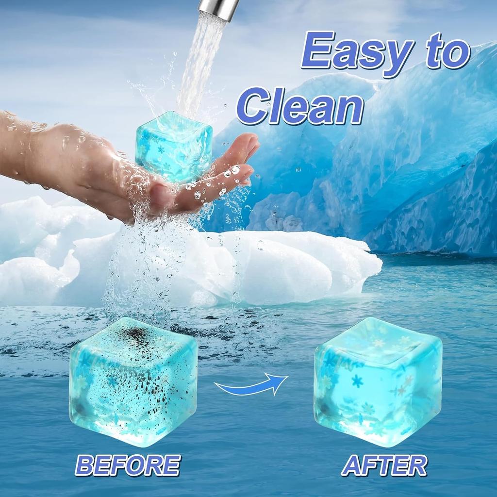 Kostka ledu na stres se sněhovými vločkami Mačkací hračka Pomalé zvedání Senzorické mačkací míčky pro děti Úleva od úzkosti, ceny do třídy