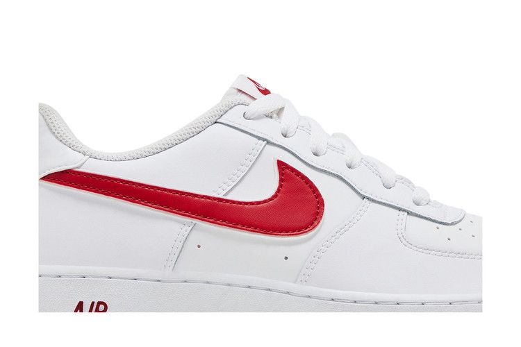 Kids' Sneakers Nike Air Force 1 Low White Gym Red (GS) White/White-Gym Red