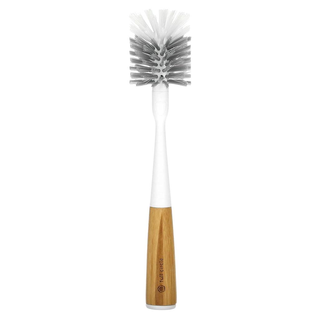 Clean Rich Replacement Bottle Brush, White, 1 Each