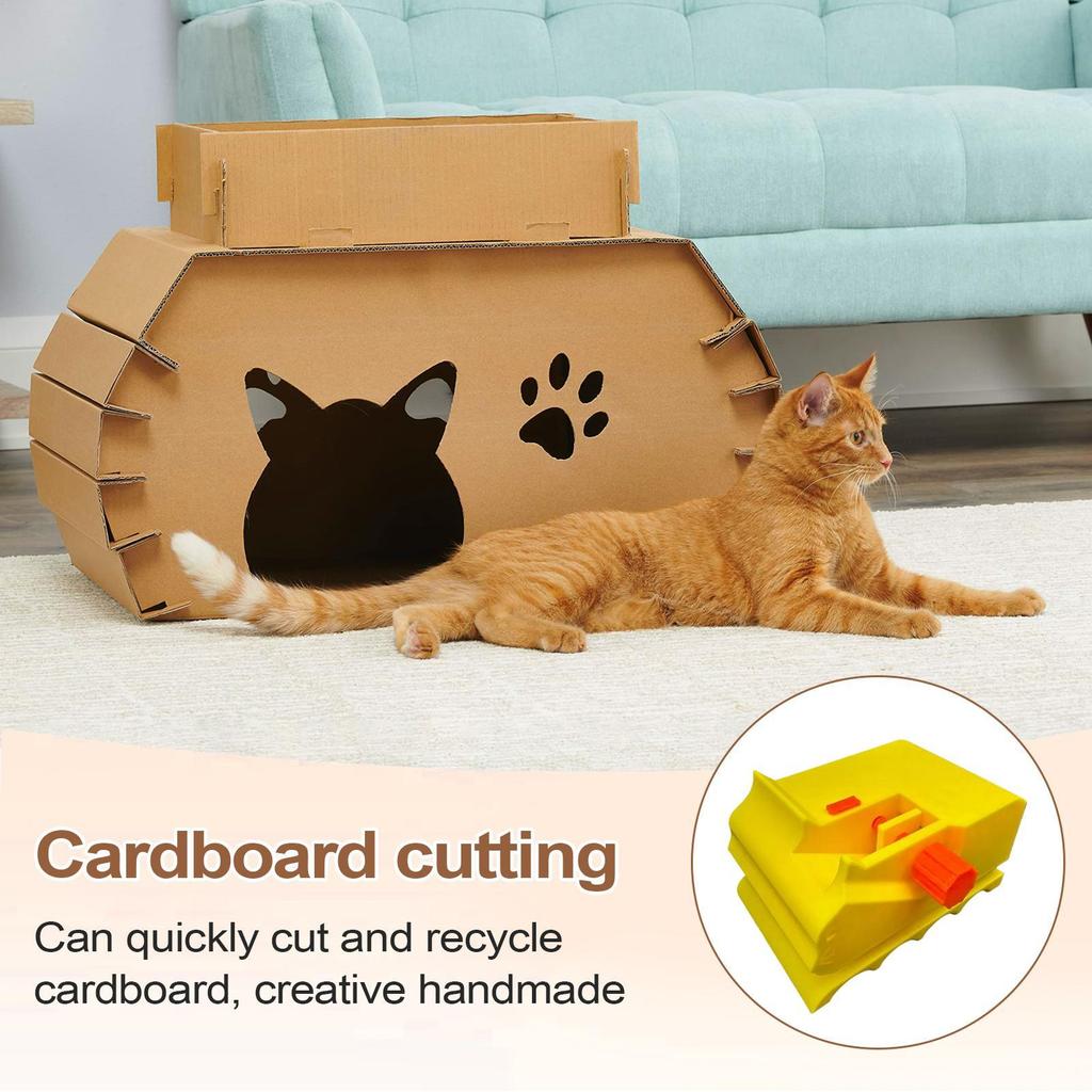 Cat Scratcher Cutter Handheld Scratcher Cutting Tool Adjustable Cat Cardboard Cutter For Home Workplace Industrial Crafting