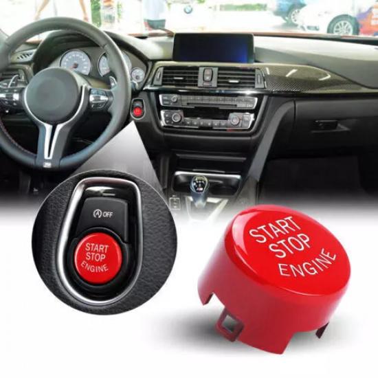 

Red Engine Start Stop Push Button Cover Trim For BMW F20 F23 F30 F32 F10 F12 F48