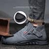 NEW Protective Shoes Work Boots Safety Steel Toe Shoes Men Security Boots Puncture-Proof Indestructible Shoes Welder Boots