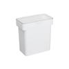 Yamazaki (Yamazaki Industries) Airtight Rice Bin, 5kg Capacity, with Measuring Cup, White, Approx. W28 X D16.5 X H28.5cm, Tower Slim, Under-Sink Type,
