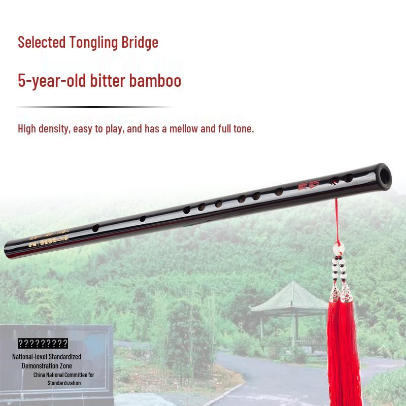 Querflöte aus Bambus, CDEFG-Tasten, Klassischer Stil für Schüler und Anfänger