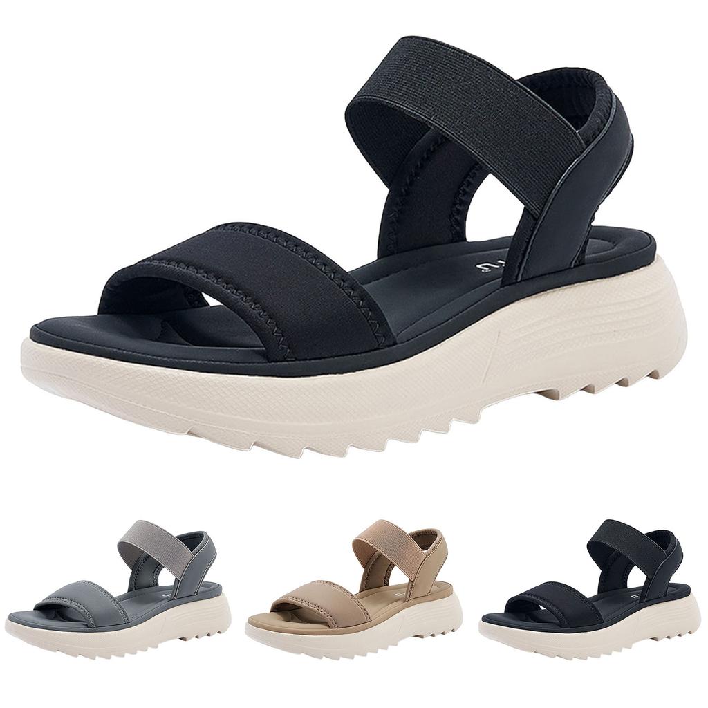 Shoes For Woman Summer Thick Soled Sandals Lightweight Non Slip Comfortable And Casual Sports Sandal Holiday Wear Women'S Shoe