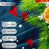 3ks/sada Vánoční povlečení se sobem a sněhulákem obsahuje 1 povlak na přikrývku a 2 povlaky na polštáře Měkké a šetrné k pokožce