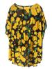 Xitao Loose Fashion Women Chiffon Print Shirt Top GJ0024