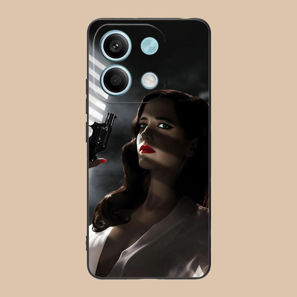 Eva Green Matte TPU Mobile Phone Case for POCO F8 F7 F6 F5 F4 F3 F2 Pro GT C75 C71 C65 C61 C40 Pro Ultra Colorful Cover