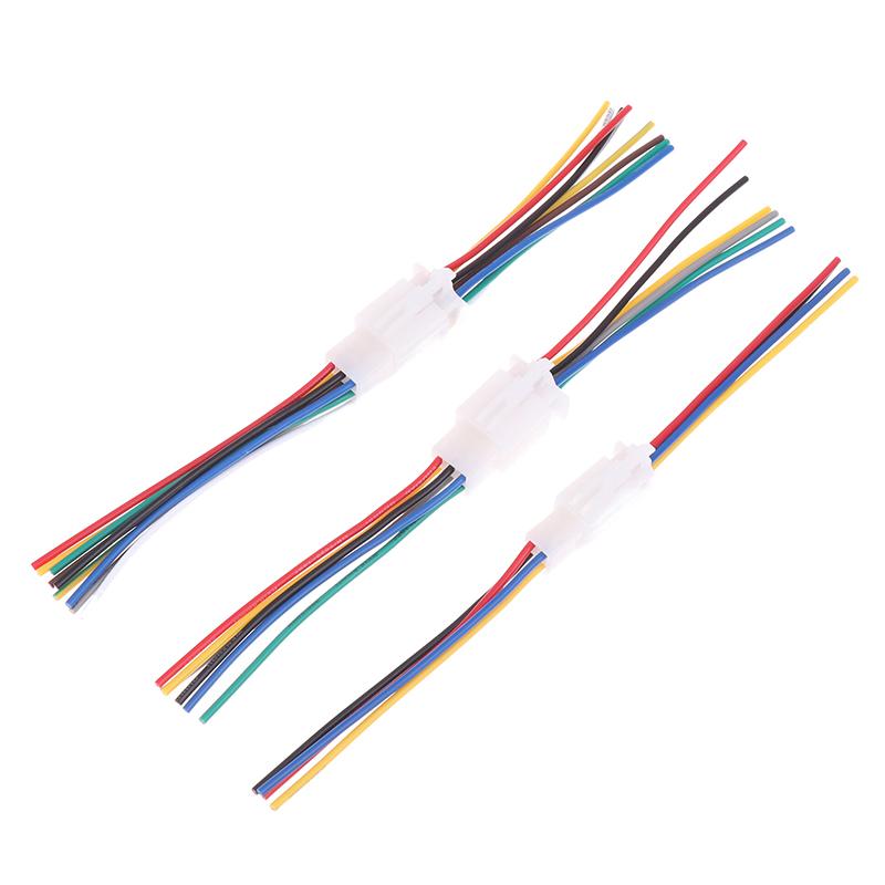 1Pc 2.8Mm 1/2/3/4/6/9Pin Electrical Automotive Quick Connector Male Female Socket Cable Terminal Plug For Motorcycle E-Bike Car