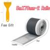 4 Rolls/5m Cutable Shower Drain Hair Catcher Self-Adhesive Floor Drain Stickers Disposable Mesh Sink Strainer Filter Bathroom