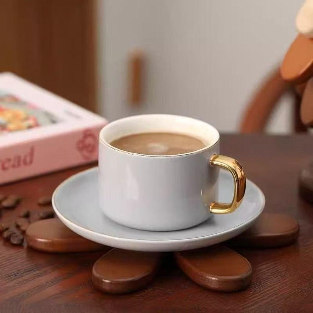 Tree-shaped Heat-resistant Trivet Wooden Cup Pad Multi-functional Insulation Hot Pad  Table Decor