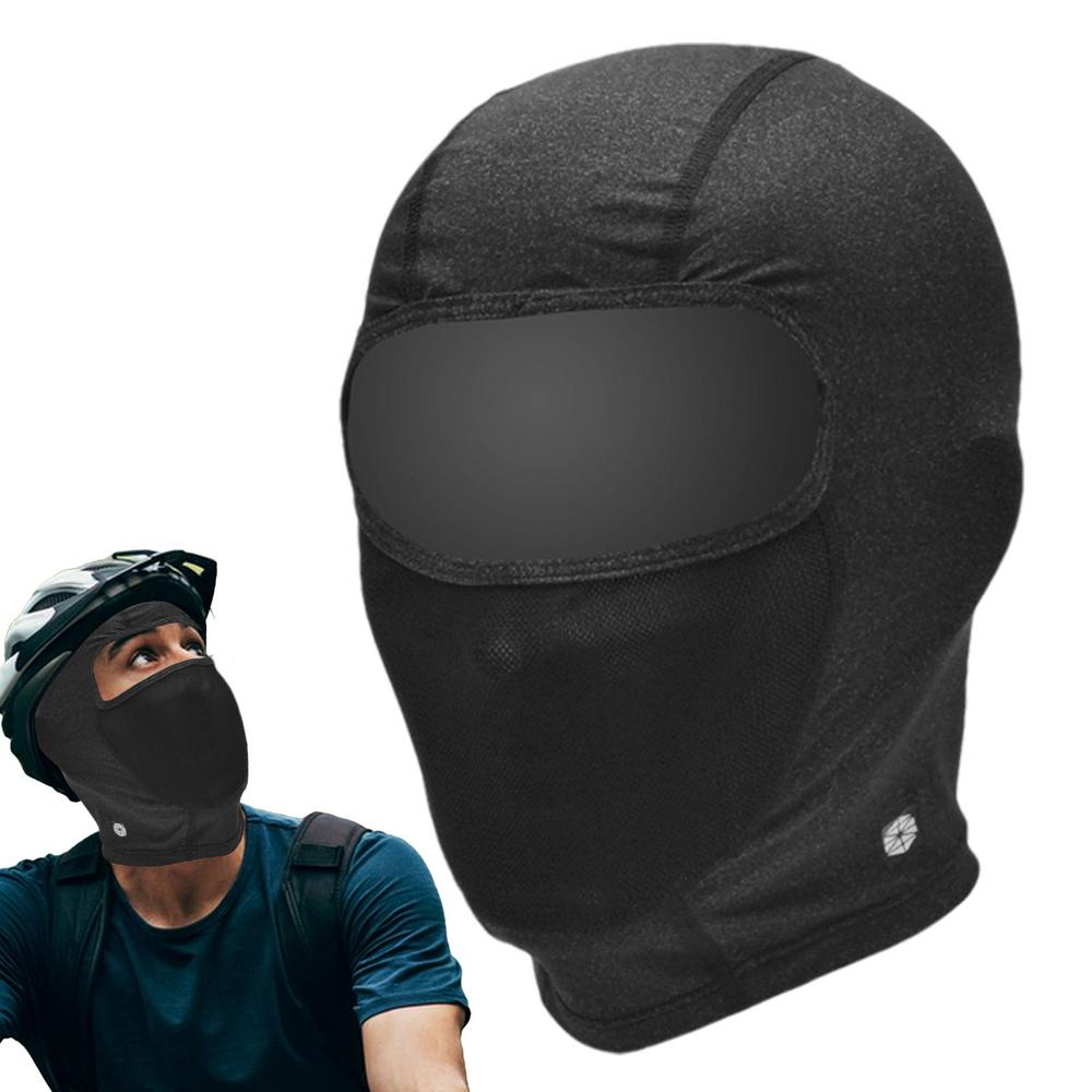 Sunscreen Masque Ice Silk Breathable Full Head Masque Face Cover Cooling Sun Uv Protection Hood Motorcycle Face Masque For