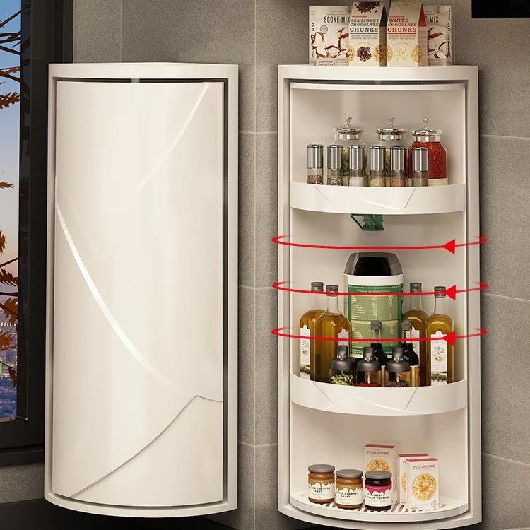 Rotating Corner Kitchen Spice Rack