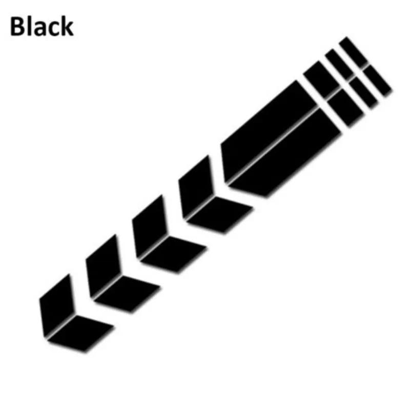 1-3pcs Motorcycle Arrow Stripe  Fender Universal Waterproof Oilproof Reflective Motorbike Reflective Tape Decal Moto Accessories