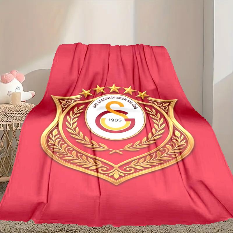 1pc Cozy Print Blanket, Galatasaray SK Blanket Appropriate for Home Picnic and Travel Adventures
