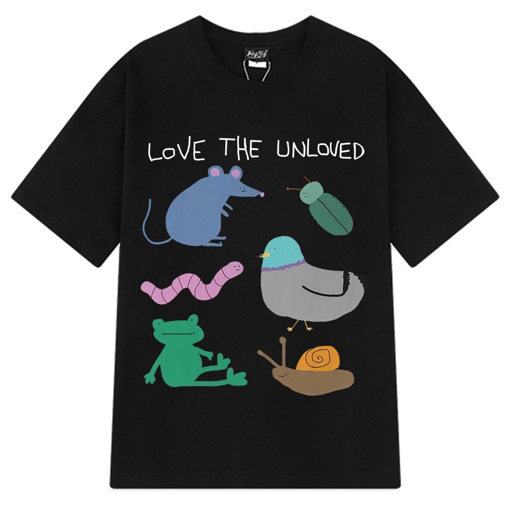 Funny Animal Pigeon Rat Frog Fashion Graphics T Shirt Summer Cotton Casual Short Sleeve Tees Oversized Hip-hop Unisex T-shirts
