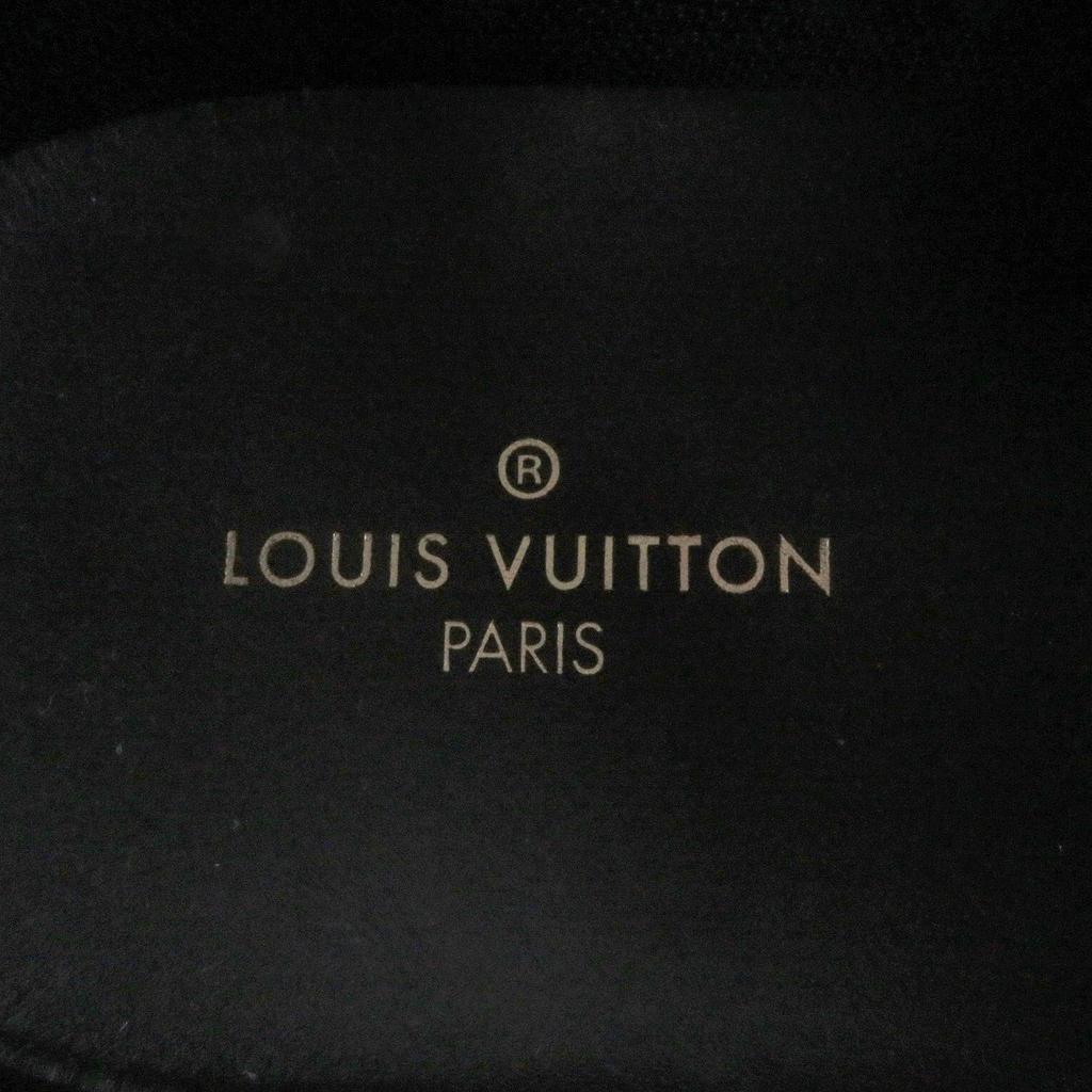 Doskonałe sneakersy LOUIS VUITTON z niskim wycięciem Linia Luxembourg Monogram Brązowe Używane