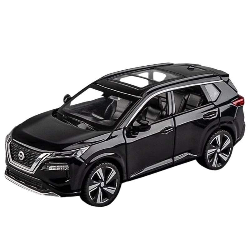 1/32 Nissan X-TRAIL SUV Alloy Car Model Diecast Metal Off-road Vehicles Car Model Simulation Sound and Light Childrens Toy Gifts